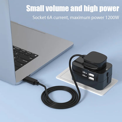 Universal Travel Adapter with USB Ports