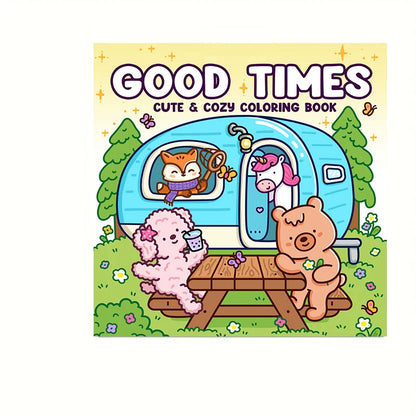 Cutie Pet Adult Colouring Book
