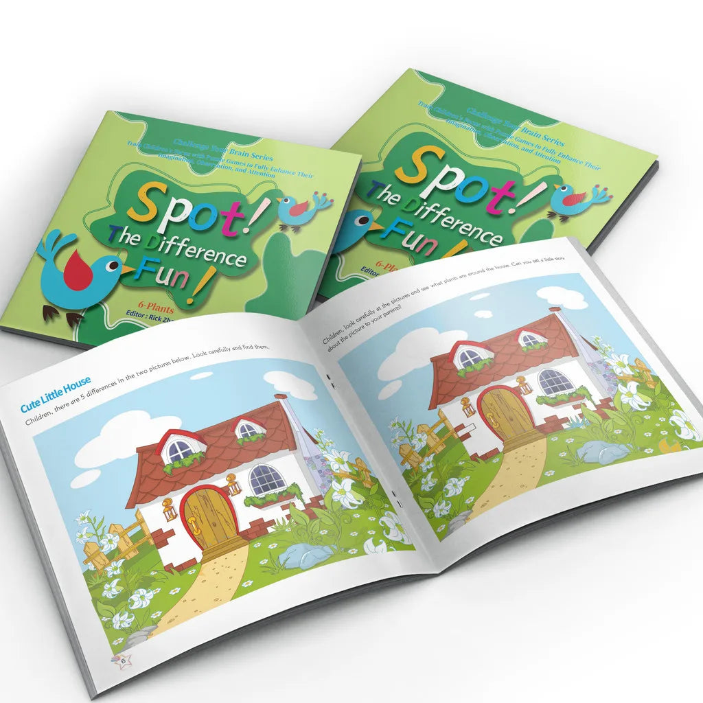 Spot the Difference Puzzle Books for Kids – 8 Book Set