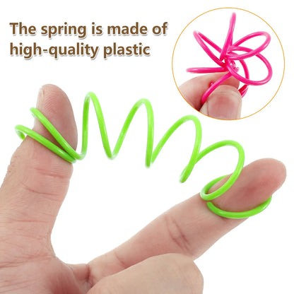 Cat Spring Toys – Colorful Interactive Coil Toys for Kittens