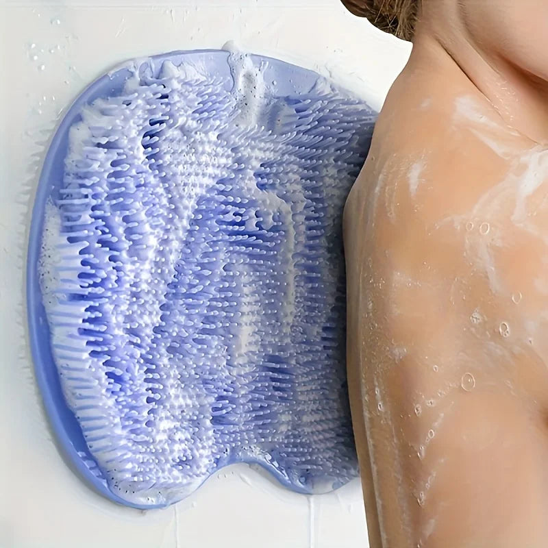 1Pc Bathroom Shower Foot Massage Mat with Non-slip Suction Cup