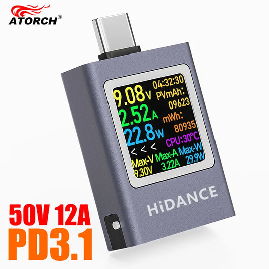 13-in-1 USB-C Digital Power Meter & Fast Charging Tester