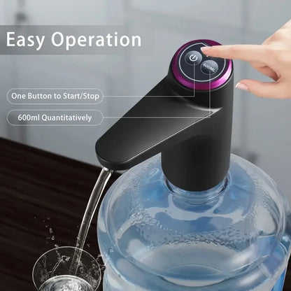 USB Rechargeable Water Bottle Dispenser Pump