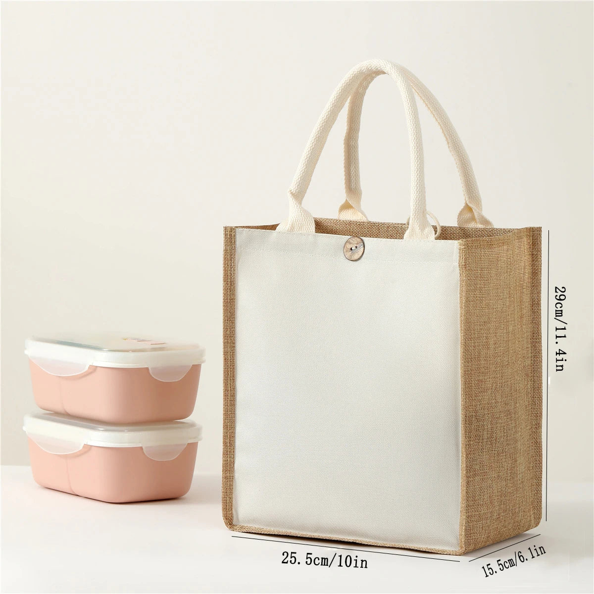 Canvas & Linen Everyday Tote Bag
