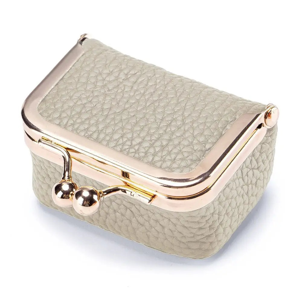 Mini Kiss Lock Jewelry Pouch