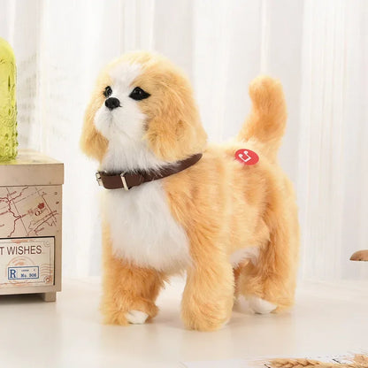 Interactive Walking Plush Robot Dog