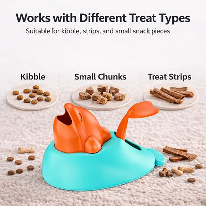 Interactive Dog Treat Launcher Puzzle Toy