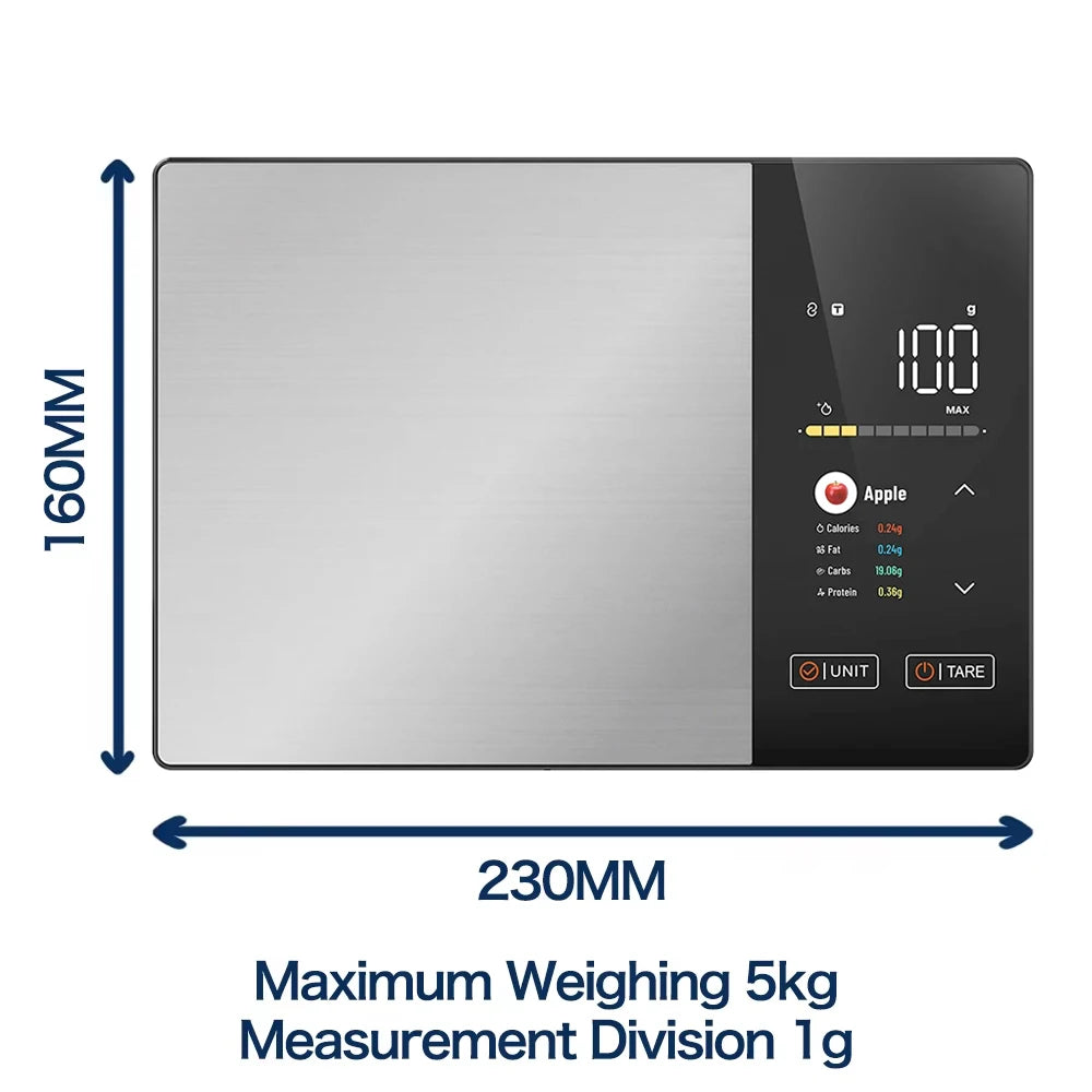 Smart Bluetooth Kitchen Nutrition Scale