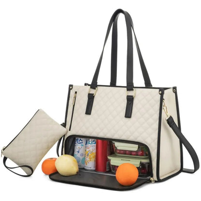 Women’s 2-in-1 Insulated Lunch Tote & Laptop Bag