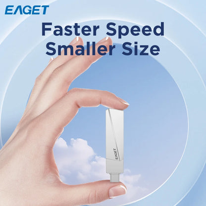 Eaget Dual USB-C & USB 3.2 Flash Drive