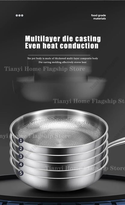 Titanium Stainless Steel Frying Pan