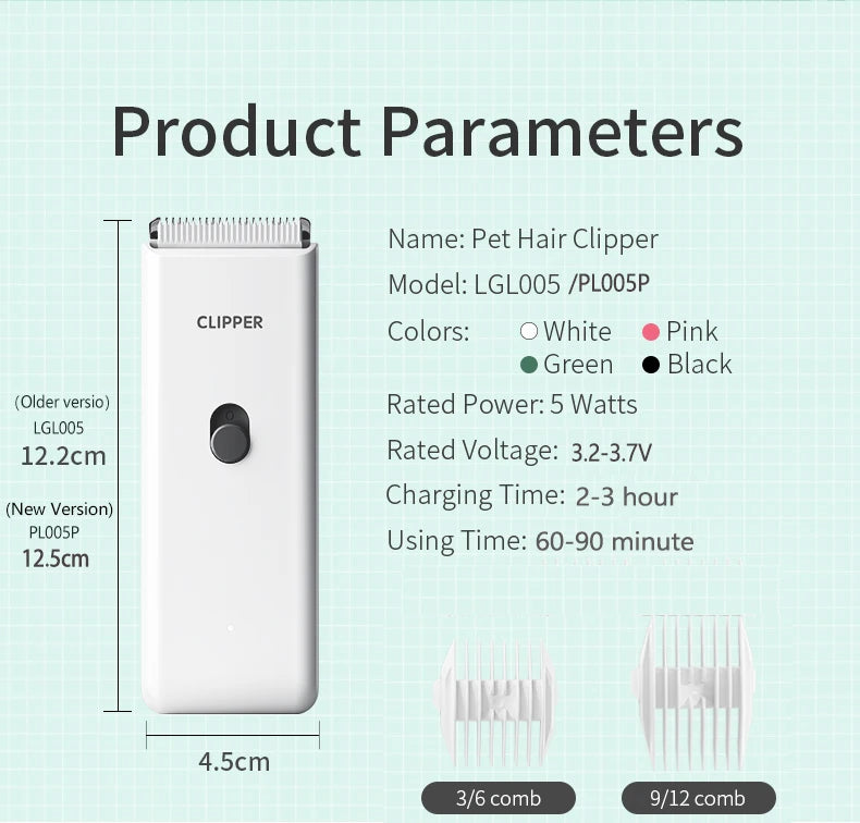 Practical Household Accessory – Pet Grooming Wireless Shaving – pp