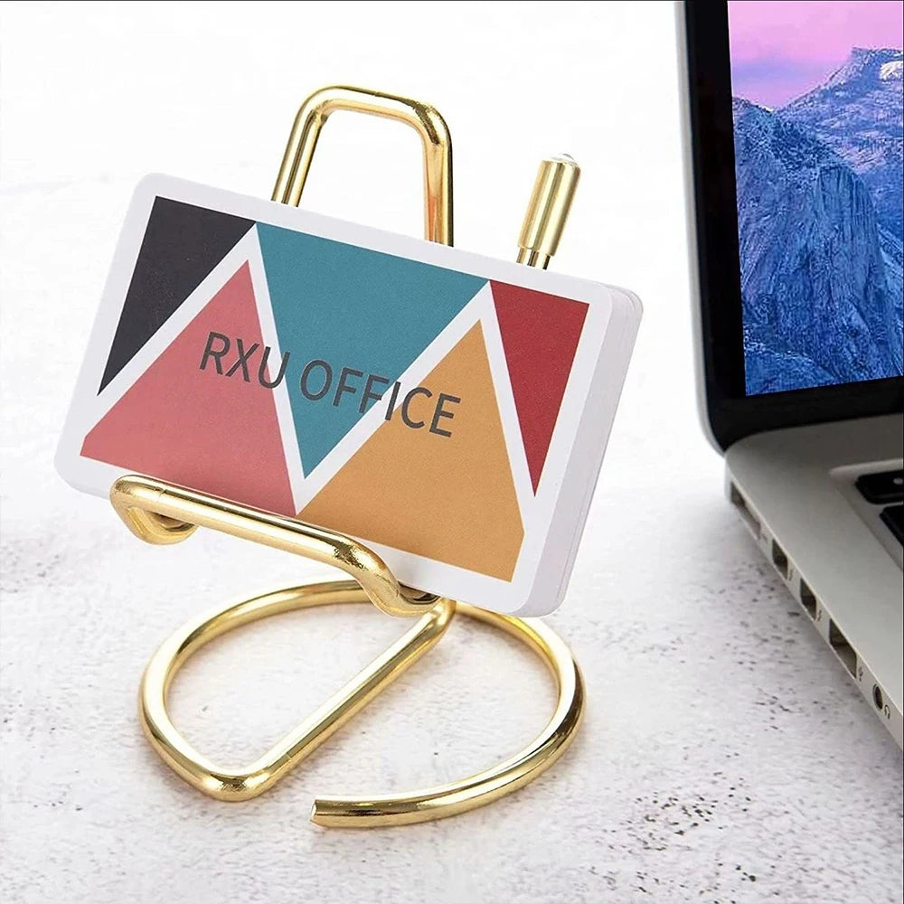 Metal Phone & Business Card Stand