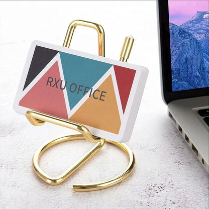 Metal Phone & Business Card Stand