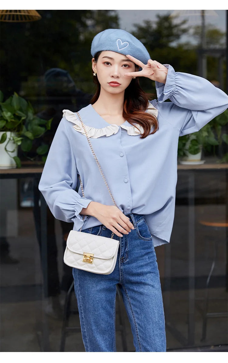 Quilted Chain Crossbody Bag