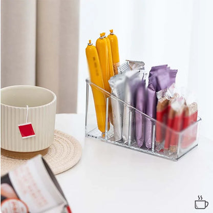 4-Grid Desktop Organizer Storage Box