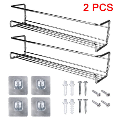 Wall Mounted Spice Rack Set