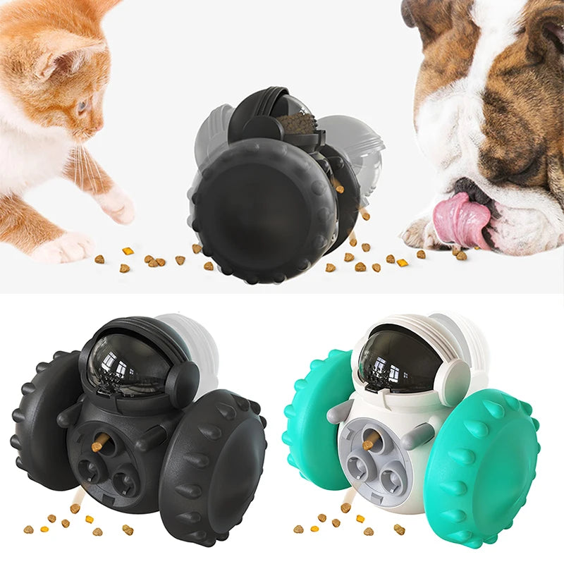 Interactive Dog & Cat Treat Dispensing Tumbler Toy