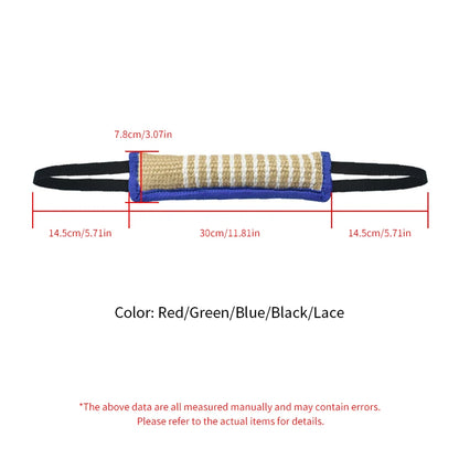 Linen Dog Bite Training Tug Toy