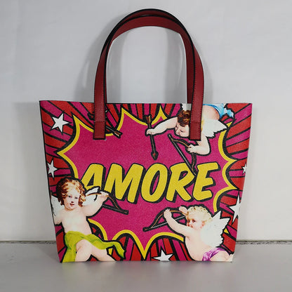 Italian-Inspired Printed PU Leather Tote Bag
