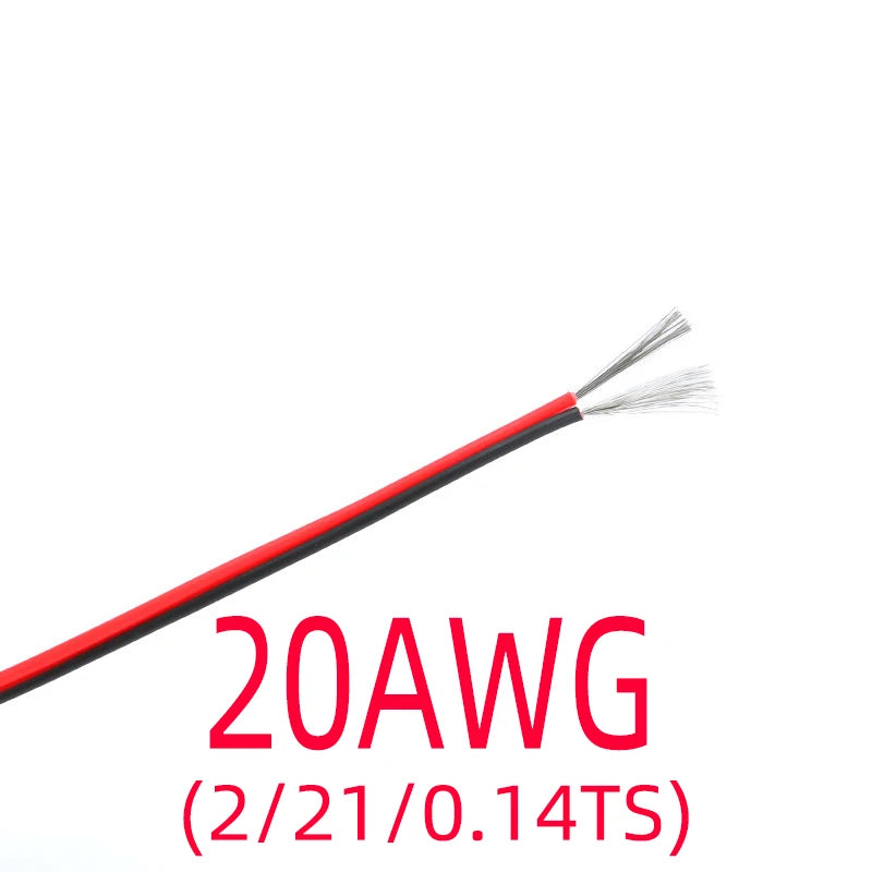 2-Pin Tinned Copper PVC Extension Wire