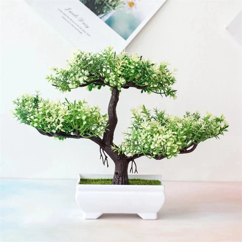 Artificial Bonsai Tree in Decorative Pot