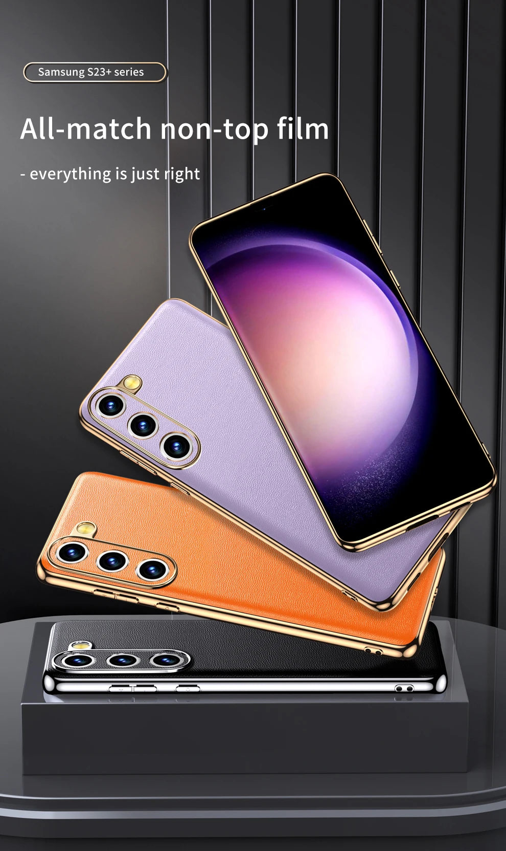 Genuine Leather Samsung Phone Case