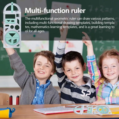 Multifunctional Geometric Triangle Ruler