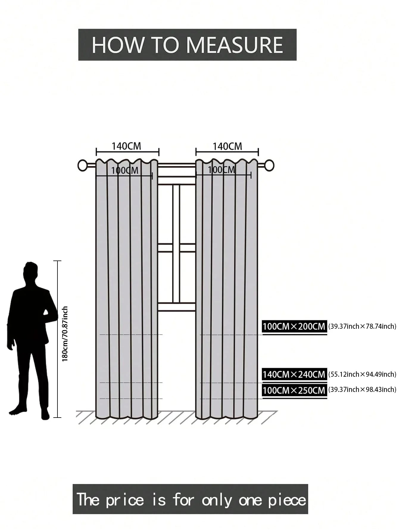 European Wave Blackout Decorative Curtain