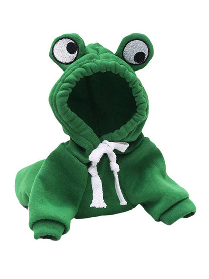 Cute Frog Dog Hoodie