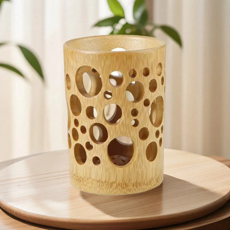 Bamboo Toothbrush Holder Cup