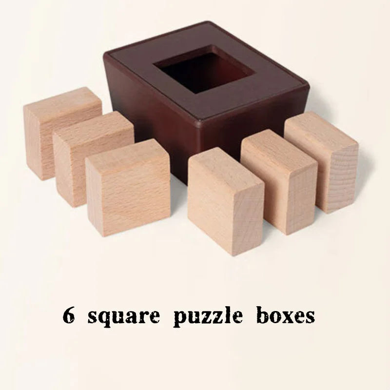 T-Shaped Wooden IQ Puzzle Game