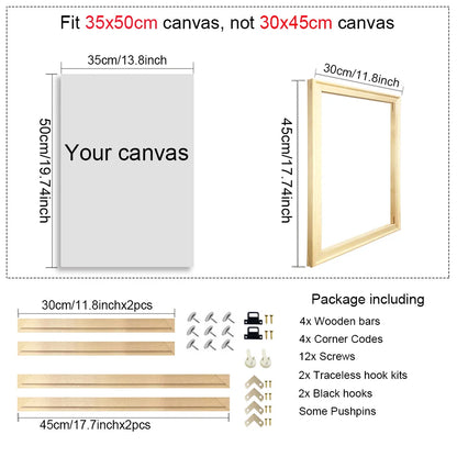 Wooden Canvas Frame for Paintings & Photos
