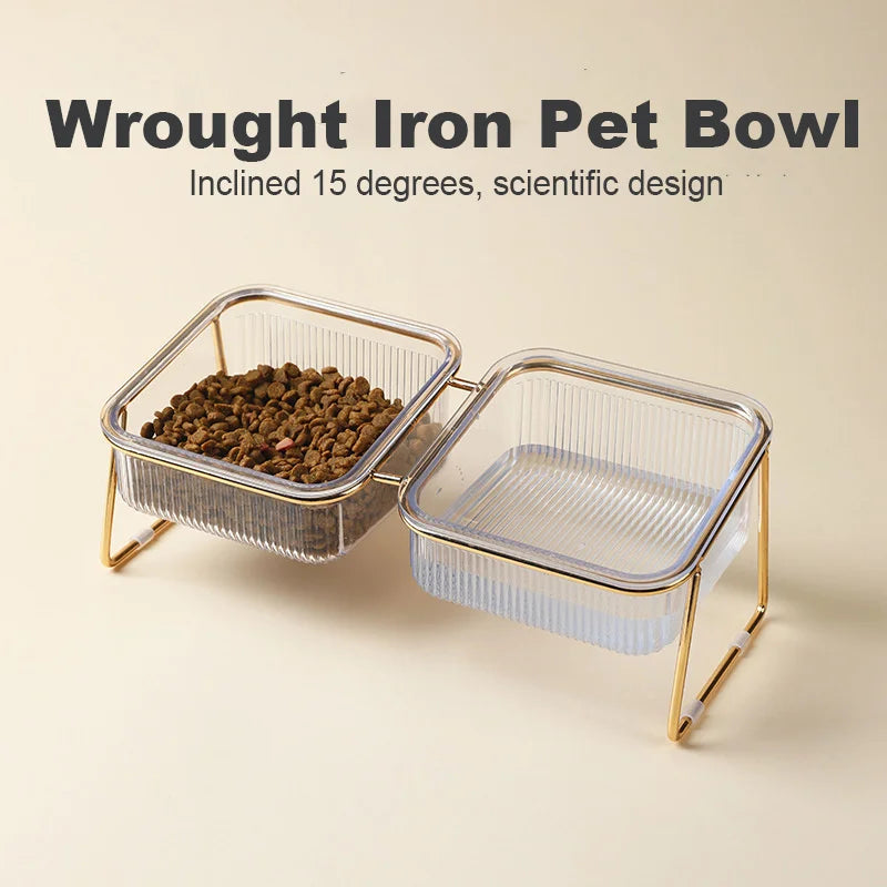 Elevated Non-Slip Pet Feeding Bowl for Cats & Small Dogs