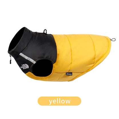 Waterproof Insulated Dog Jacket with Harness – Winter Pet Coat