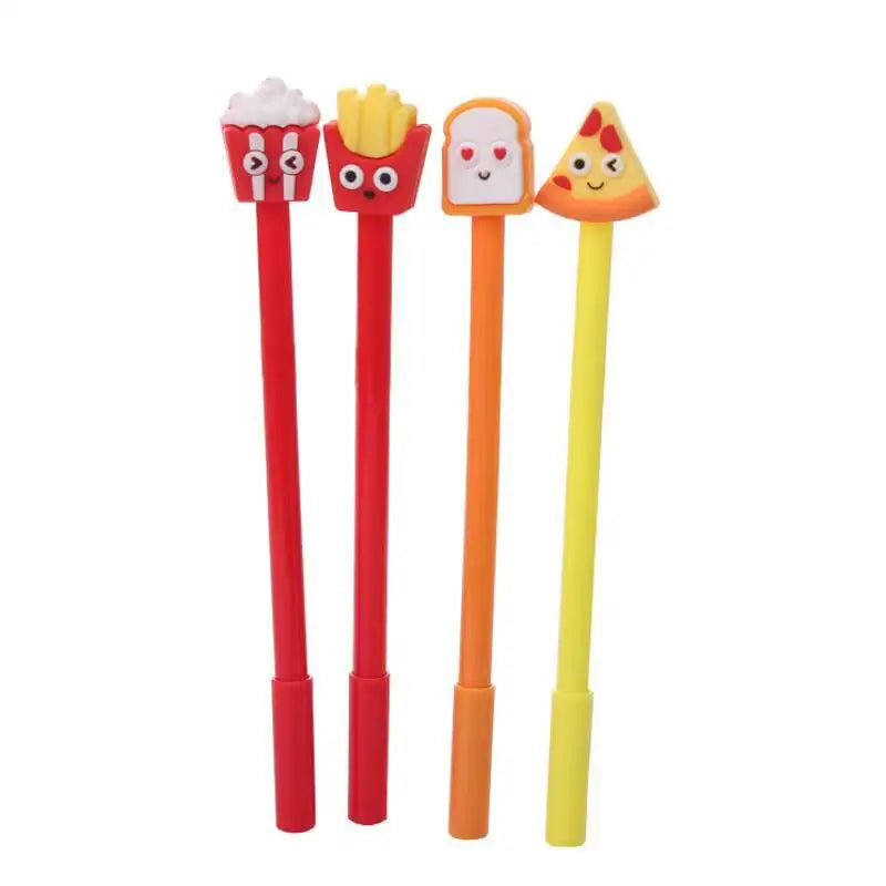 4PCS Kawaii Fast Food Gel Pen Set