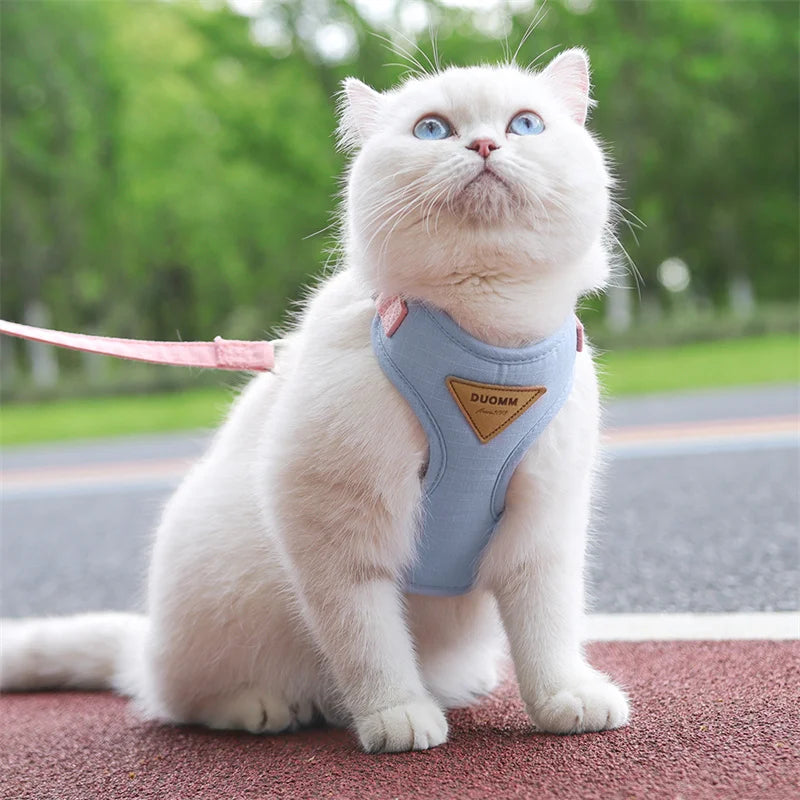 Breathable Cat Harness & Leash Set