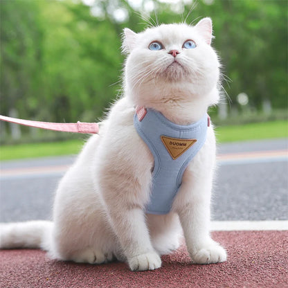 Breathable Cat Harness & Leash Set