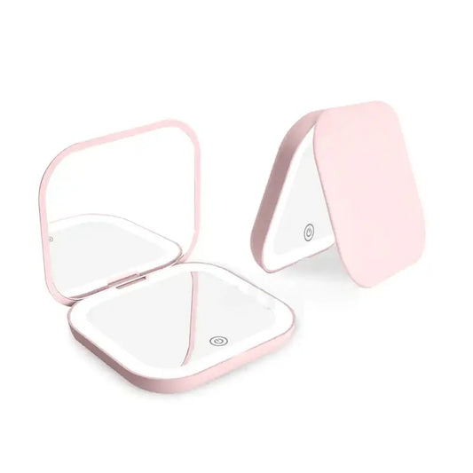 LED Folding Compact Makeup Mirror
