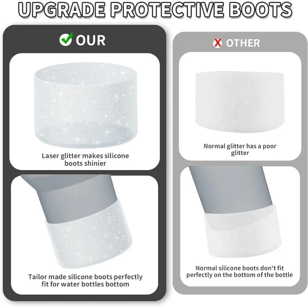 Glitter Silicone Cup Boot