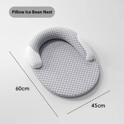 Premium Cooling Pet Lounger Bed