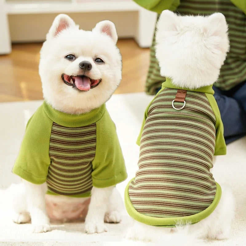 Striped Pet Pullover Shirt