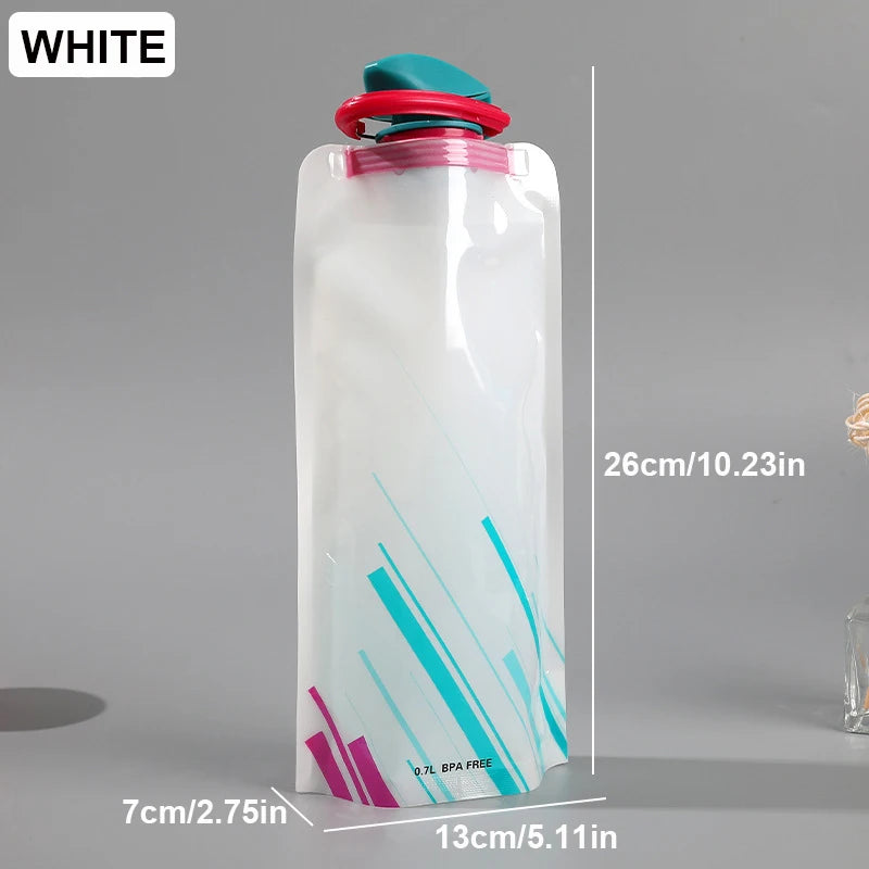 Collapsible Sports Water Bottle for Hiking & Outdoor Activities
