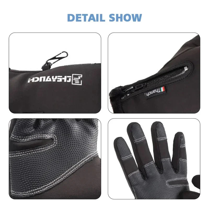 Waterproof Thermal Touchscreen Winter Gloves