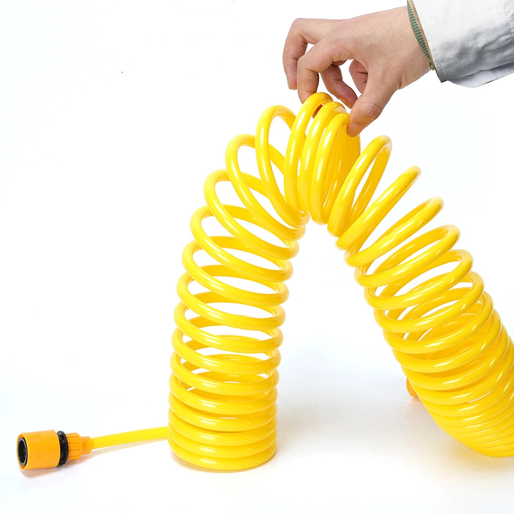 Retractable Garden Hose with Spray Gun