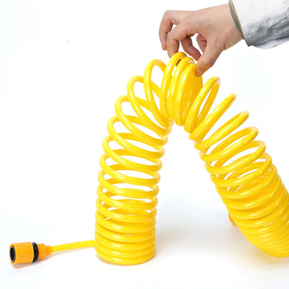 Retractable Garden Hose with Spray Gun