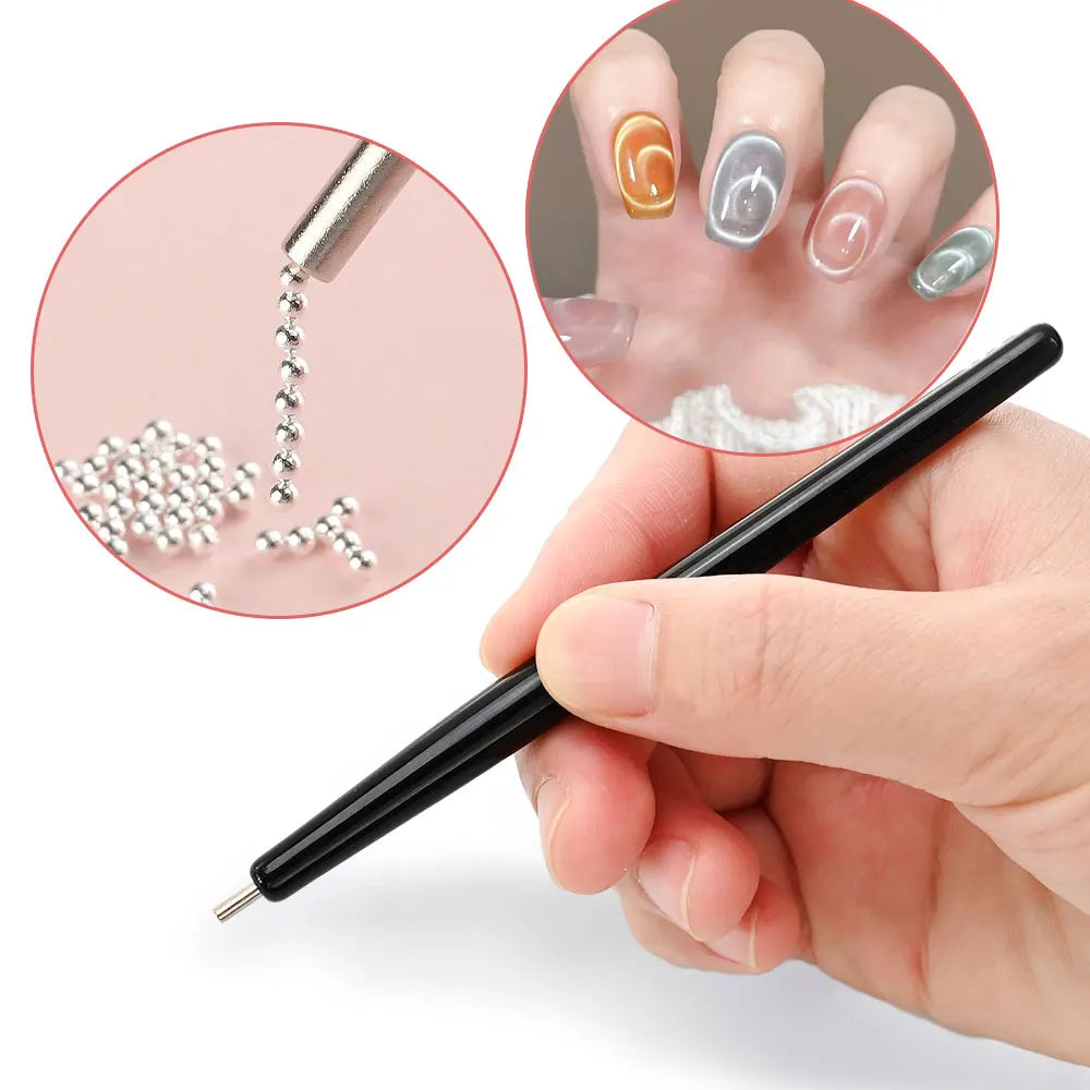 Double Head Cat Eye Nail Magnetic Pen