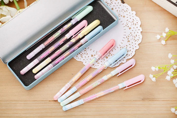 Rainbow Glitter Gel Pen