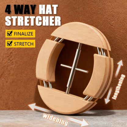 Repacego Adjustable Wooden Hat Stretcher
