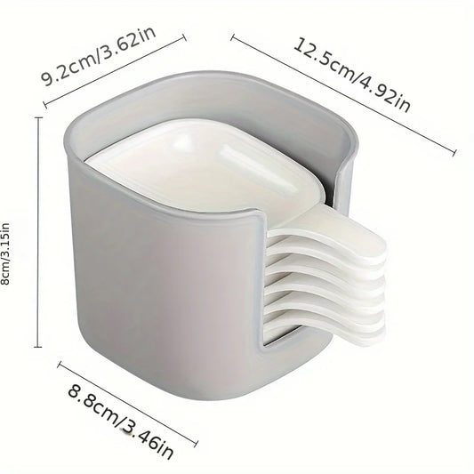 Reusable Plastic Dipping Sauce Bowls with Storage Container for Seasonings & Appetizers